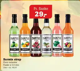 Poetzsch Padborg Barmik sirup tilbud