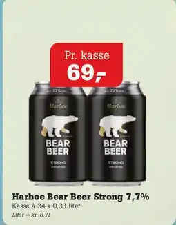 Poetzsch Padborg Harboe Bear Beer Strong 7,7% tilbud