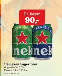 Poetzsch Padborg Heineken Lager Beer tilbud