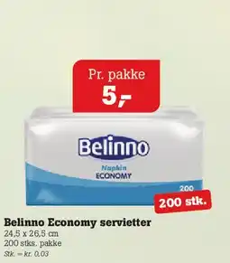 Poetzsch Padborg Belinno Economy servietter tilbud
