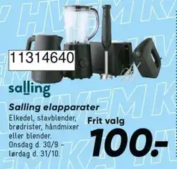 Bilka Salling elapparater tilbud