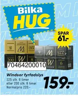 Bilka Windsor fyrfadslys tilbud