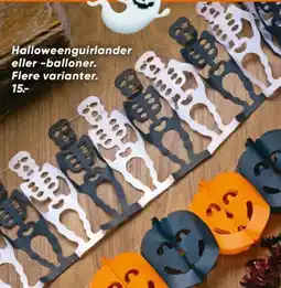Bilka Halloweenguirlander tilbud