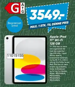 Bilka Apple iPad 11 Wi-Fi 128 GB tilbud