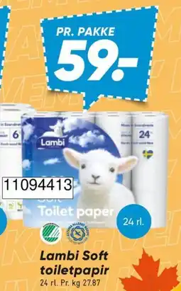 Bilka Lambi Soft toilet papir tilbud