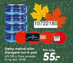 Bilka Sæby makrel eller Glyngøre tun tilbud