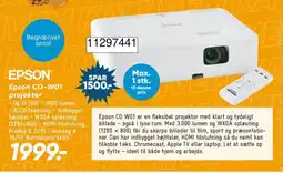 Bilka Epson CO-W01 projektor tilbud