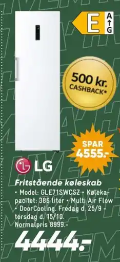 Bilka LG Fritstående køleskab tilbud