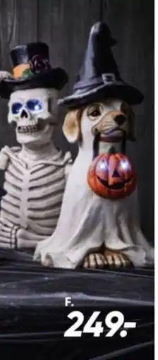 Bilka Hunde eller skeletfigurer med LED tilbud