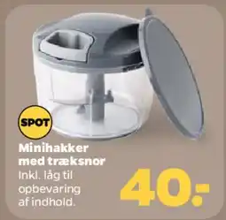 Netto Minihakker med traksnor tilbud