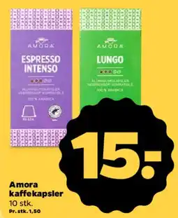 Netto Amora kaffekapsler tilbud