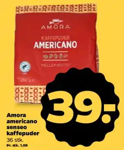 Netto Amora americano (senseo) kaffepuder tilbud