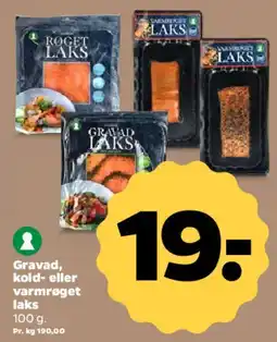 Netto Gravad, kold- eller varmrøget laks tilbud