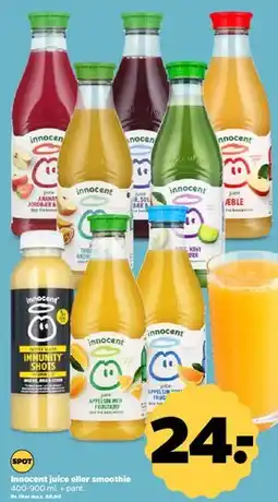 Netto Innocent juice eller smoothie tilbud