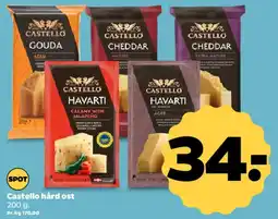 Netto Castello hård ost tilbud
