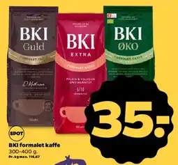 Netto BKI formalet kaffe tilbud