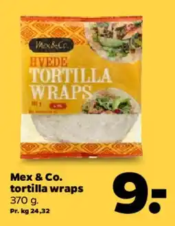 Netto Mex & Co. tortilla wraps tilbud