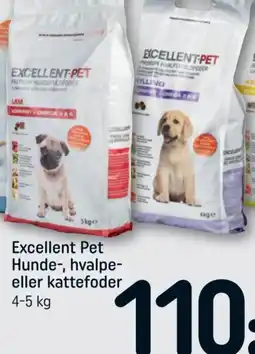 REMA 1000 Excellent Pet Hunde-, hvalpe- eller kattefoder tilbud