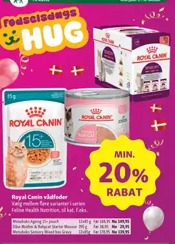 Maxi Zoo Royal Canin vådfoder tilbud
