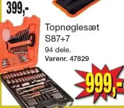 Harald Nyborg Topnøglesæt S87+7 tilbud