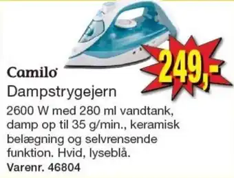 Harald Nyborg Camilo Dampstrygejern tilbud