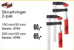 Harald Nyborg Mitsutomo Skruetvinger 2-pak tilbud