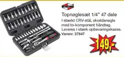 Harald Nyborg Metabo Topnøglesæt 1/4" tilbud