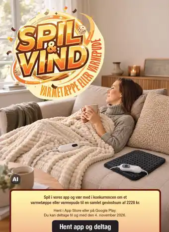 Harald Nyborg Spil & Vind varmetæppe eller varmepude tilbud
