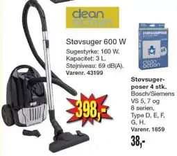 Harald Nyborg clean action støvsuger 600 w tilbud