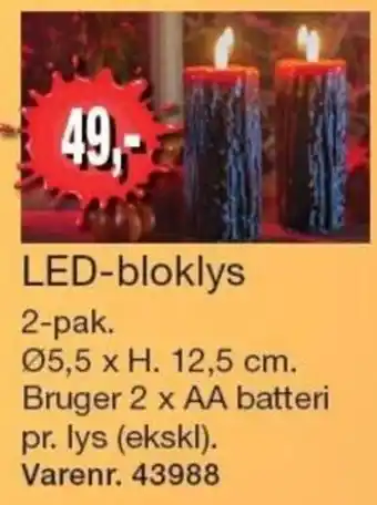 Harald Nyborg LED-bloklys tilbud
