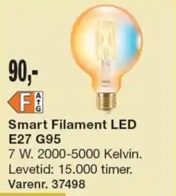 Harald Nyborg Smart Filament LED E27 G95 tilbud