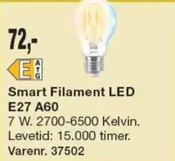 Harald Nyborg Smart Filament LED E27 A60 tilbud