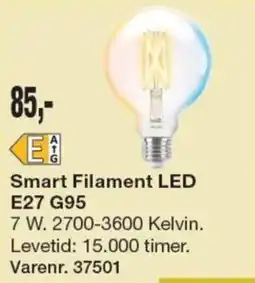 Harald Nyborg Smart Filament LED E27 G95 tilbud