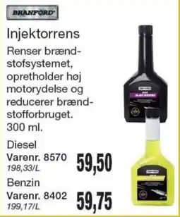 Harald Nyborg Branford injektorrens tilbud