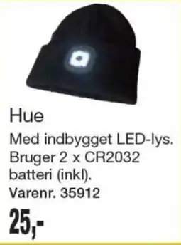 Harald Nyborg Hue Med indbygget LED-lys. tilbud