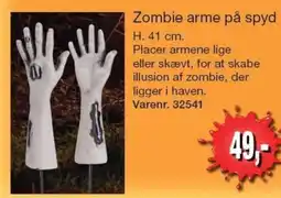 Harald Nyborg Zombie arme på spyd tilbud