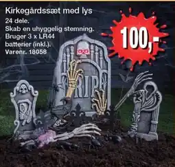 Harald Nyborg Kirkegårdssæt med lys tilbud