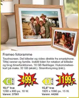 Harald Nyborg Frameo fotoramme tilbud