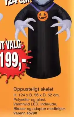 Harald Nyborg Oppusteligt skelet tilbud
