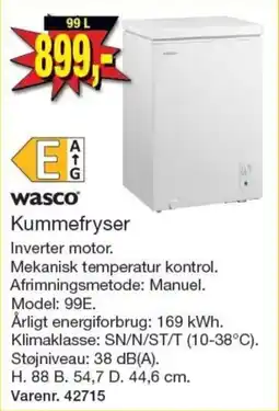 Harald Nyborg Wasco Kummefryser tilbud