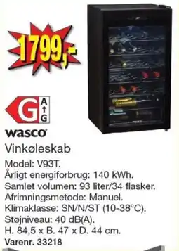 Harald Nyborg Wasco Vinkøleskab tilbud