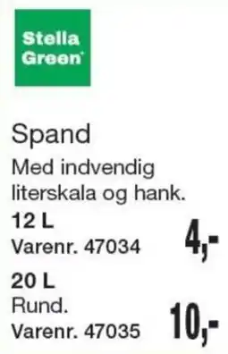 Harald Nyborg Stella Green Spand tilbud