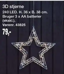 Harald Nyborg 3D stjerne tilbud