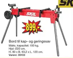 Harald Nyborg Skil bord til kap- og geringssav tilbud