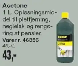 Harald Nyborg Borup Acetone tilbud