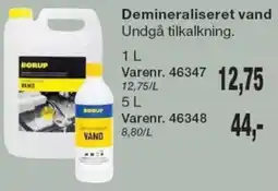 Harald Nyborg Borup demineraliseret vand tilbud