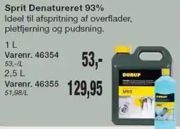 Harald Nyborg Borup Sprit Denatureret 93% tilbud