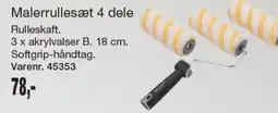 Harald Nyborg Malerrullesæt 4 dele tilbud