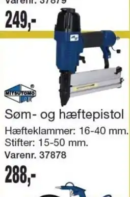 Harald Nyborg Miysutomo Air Søm- og hæftepistol tilbud