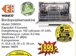 Harald Nyborg Wasco Bordopvaskemaskine tilbud